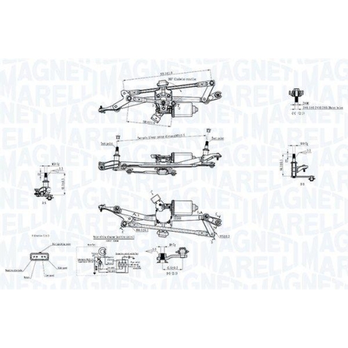 MAGNETI MARELLI Scheibenreinigungsanlage 064351738010