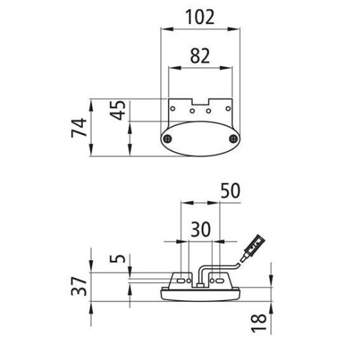 Flatpoint II LED, 24 V, SML, 0,50 m, P&R, 90 Grad Winkel (C) Suer 127553645