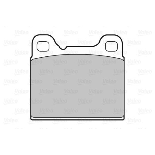 VALEO Bremsbelagsatz, Scheibenbremse 598270
