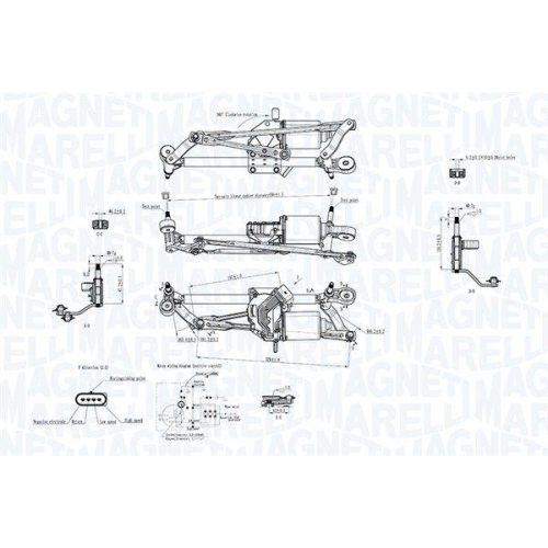 MAGNETI MARELLI Scheibenreinigungsanlage 064351702010