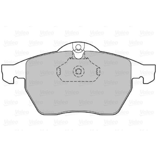 VALEO Bremsbelagsatz, Scheibenbremse 598305