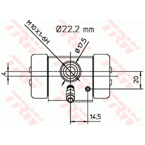 TRW Radbremszylinder BWH255