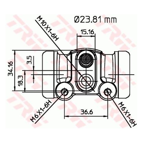 TRW Radbremszylinder BWK156