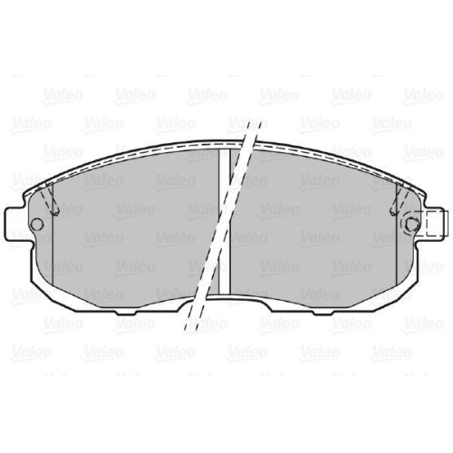 VALEO Bremsbelagsatz, Scheibenbremse FIRST 301011