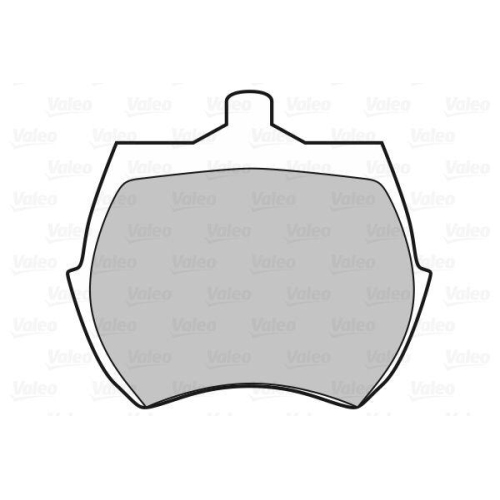 VALEO Bremsbelagsatz, Scheibenbremse 598392