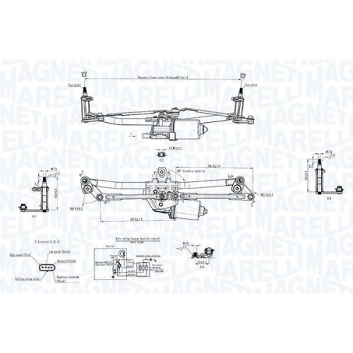 MAGNETI MARELLI Scheibenreinigungsanlage 064351747010