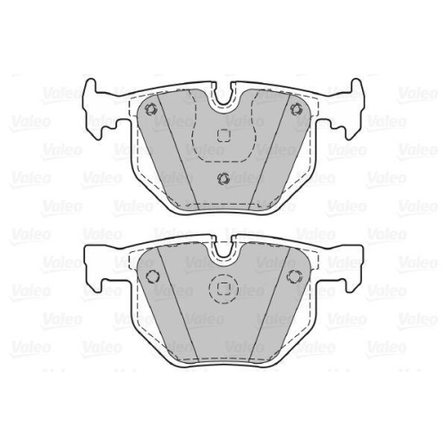 VALEO Bremsbelagsatz, Scheibenbremse 598411