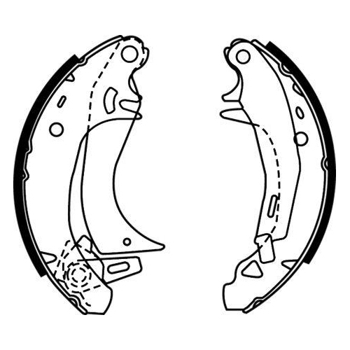 HELLA Bremsbackensatz 8DB 355 000-211