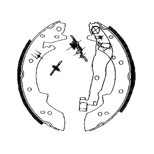 HELLA Bremsbackensatz 8DB 355 000-731