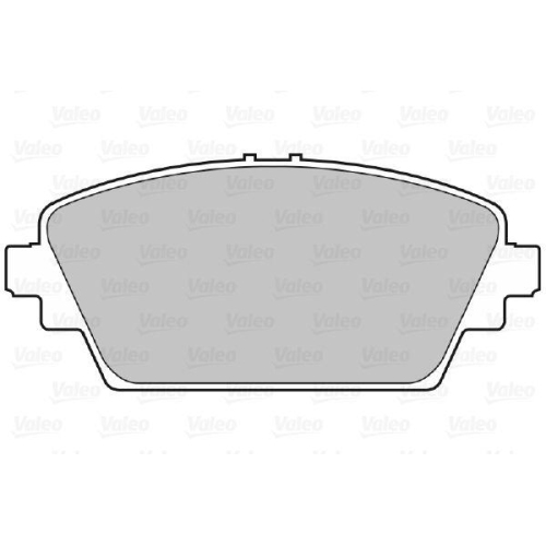 VALEO Bremsbelagsatz, Scheibenbremse 598451