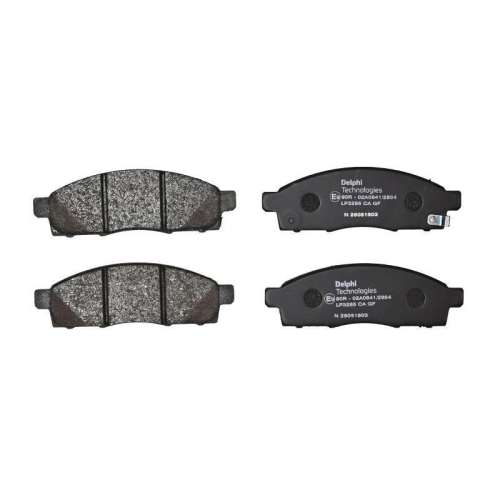 DELPHI Bremsbelagsatz, Scheibenbremse LP3285