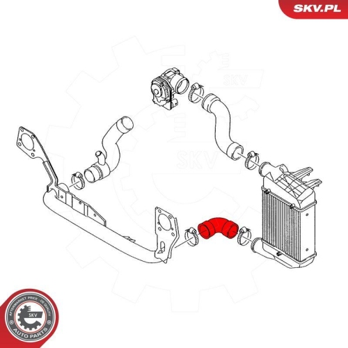 ESEN SKV Ladeluftschlauch 43SKV453