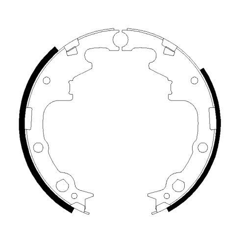 HELLA Bremsbackensatz 8DB 355 002-371