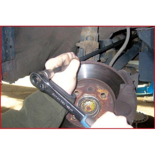 KS Tools Antriebswellen-Stecknuss-Satz 150.1740, 4-tlg. M8-M14