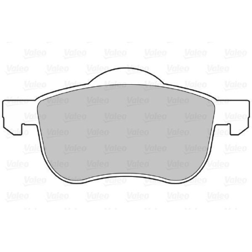 VALEO Bremsbelagsatz, Scheibenbremse 598479