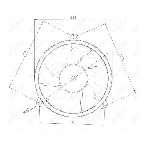 NRF L&uuml;fter, Motork&uuml;hlung 47049
