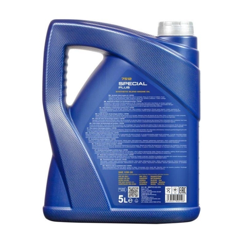 Motor&ouml;l Motoren&ouml;l Mannol 7512 Special Plus 10W-30 5 Liter Kanister MN7512-5