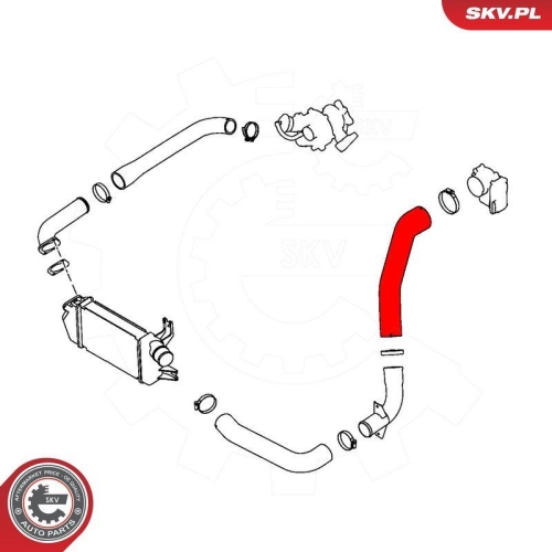 ESEN SKV Ladeluftschlauch 43SKV456