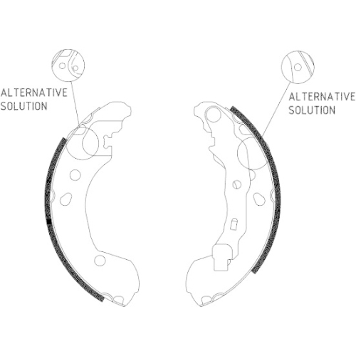 HELLA Bremsbackensatz 8DB 355 002-801