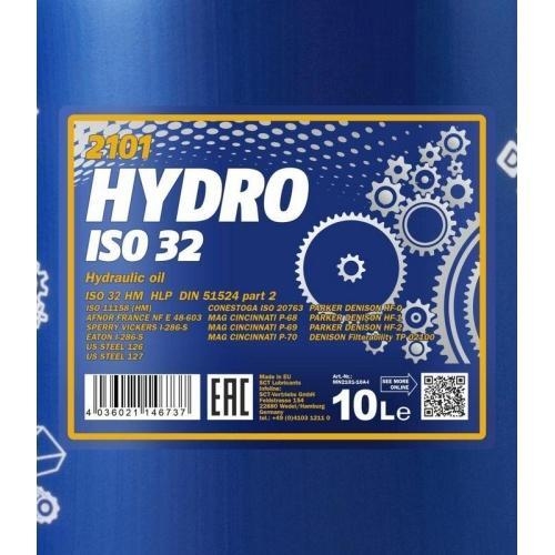 Hydraulik&ouml;l Mannol Hydro ISO 32 10 Liter Kanister MN2101-10