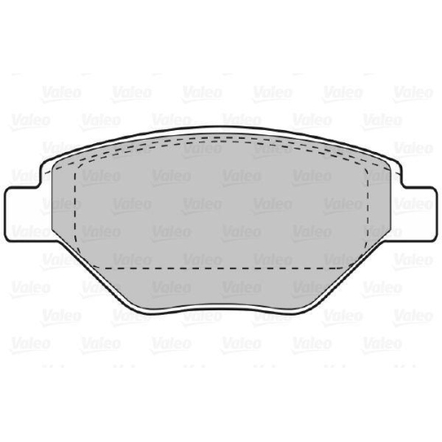 VALEO Bremsbelagsatz, Scheibenbremse 598557