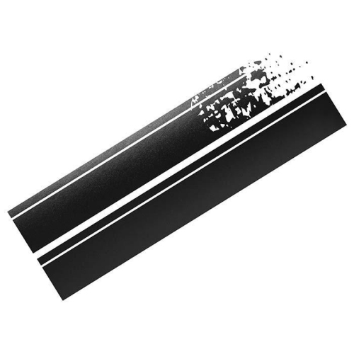 Car Design Sticker STRIPES Aufkleber Auto 22X150CM schwarz matt Foliatec 33911