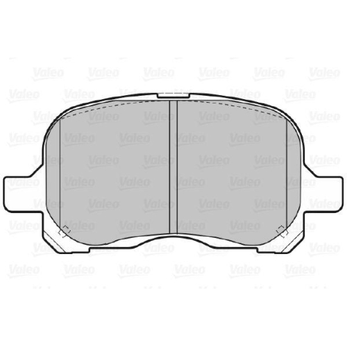 VALEO Bremsbelagsatz, Scheibenbremse 598579