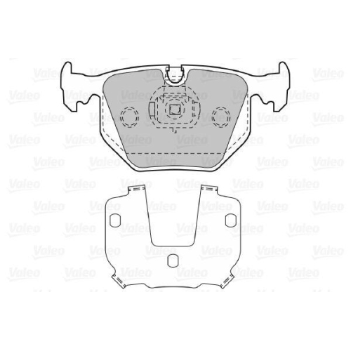 VALEO Bremsbelagsatz, Scheibenbremse 598580