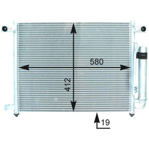 MAHLE Kondensator, Klimaanlage BEHR *** PREMIUM LINE *** AC 428 000P