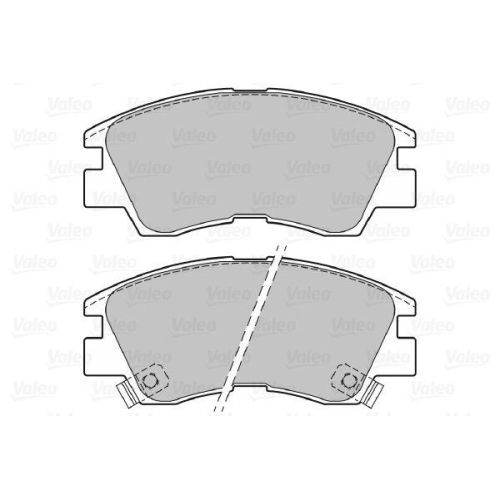 VALEO Bremsbelagsatz, Scheibenbremse 598597