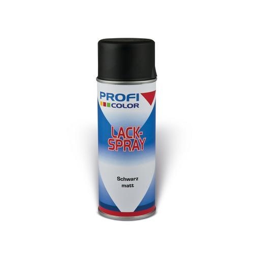 Profi Color Spraydose schwarz matt Autolack 400 ml