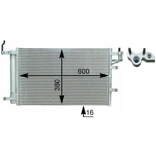 MAHLE Kondensator, Klimaanlage BEHR *** PREMIUM LINE *** AC 430 000P