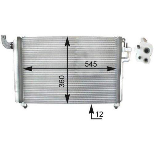 MAHLE Kondensator, Klimaanlage BEHR *** PREMIUM LINE *** AC 434 000P