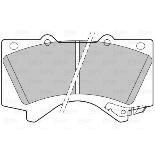VALEO Bremsbelagsatz, Scheibenbremse FIRST 301339