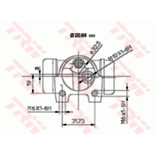 TRW Radbremszylinder BWF118