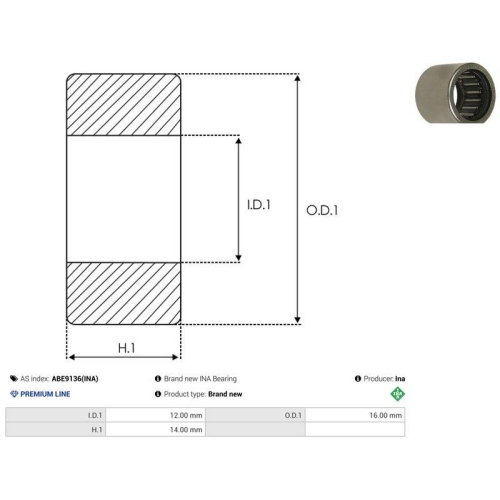 AS-PL Lager Ina ABE9136(INA)