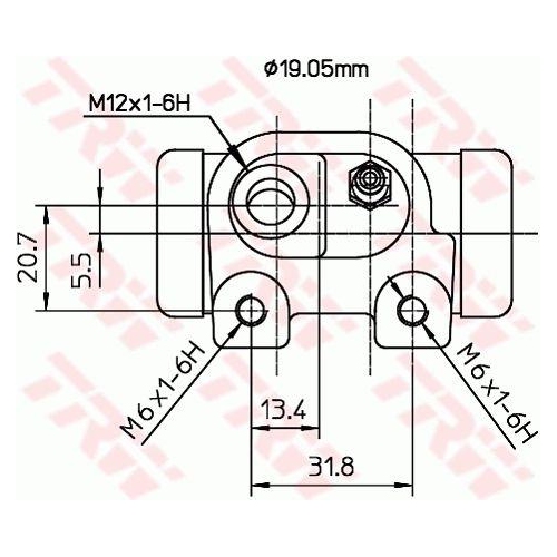 TRW Radbremszylinder BWD182