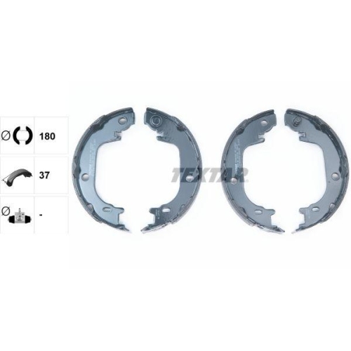 TEXTAR Bremsbackensatz, Feststellbremse 91082100