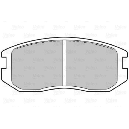 VALEO Bremsbelagsatz, Scheibenbremse 598626