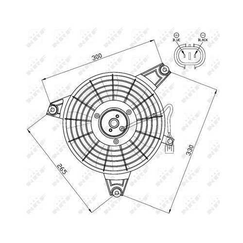 NRF L&uuml;fter, Motork&uuml;hlung 47548