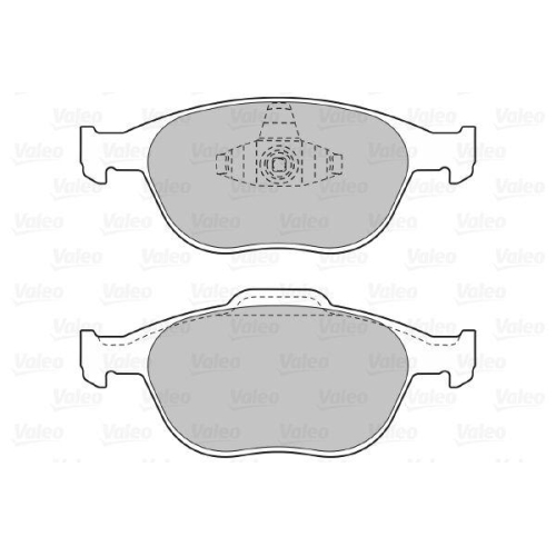 VALEO Bremsbelagsatz, Scheibenbremse 598639