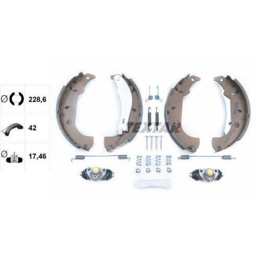 TEXTAR Bremsbackensatz Shoe Kit 83037004