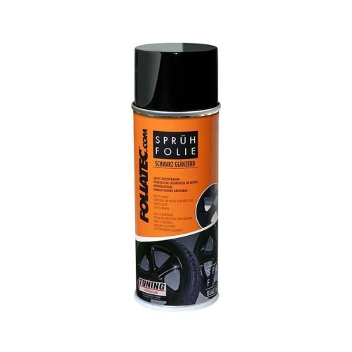 Foliatec Spr&uuml;hfolie schwarz gl&auml;nzend 2x 400ml Spr&uuml;hfolien-Set inkl. Zubeh&ouml;r