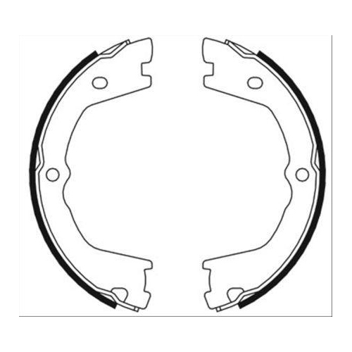 ABE Bremsbackensatz, Feststellbremse CRE001ABE