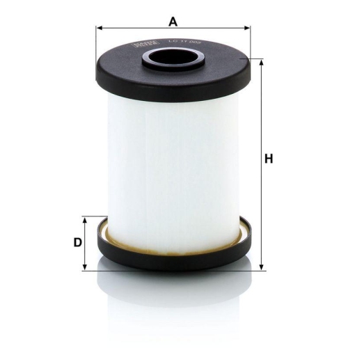 MANN-FILTER Filter, Kurbelgeh&auml;useentl&uuml;ftung LC 11 005 x