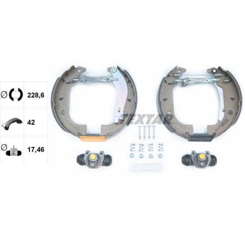 TEXTAR Bremsbackensatz Shoe Kit Pro 84037000