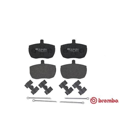 BREMBO Bremsbelagsatz, Scheibenbremse PRIME LINE P A6 001