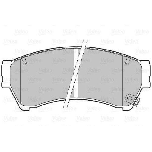 VALEO Bremsbelagsatz, Scheibenbremse FIRST 301071