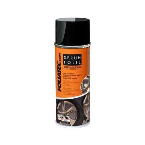 Foliatec 2089 Auto Spr&uuml;h Folie 2x 400ml Felgenfolie Bronze Metallic Matt Neu