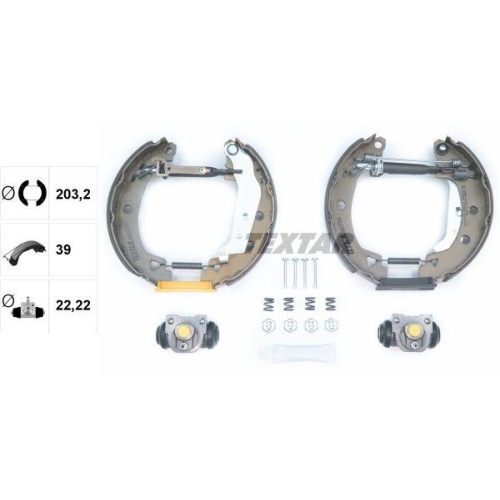 TEXTAR Bremsbackensatz Shoe Kit Pro 84037904